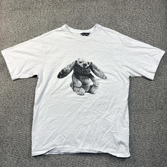 White Balenziaga graphic tee - Picture 1 of 3
